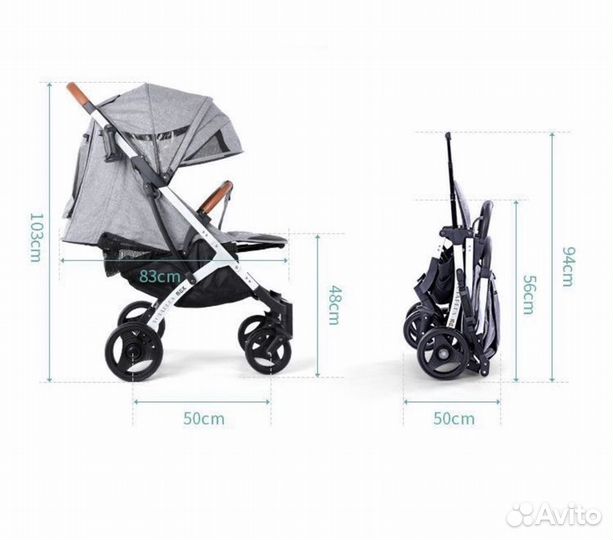 Прогулочная коляска yoya plus max