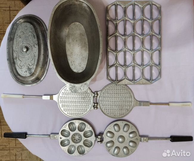 Вафельница, орешница, вареничница, утятница - СССР