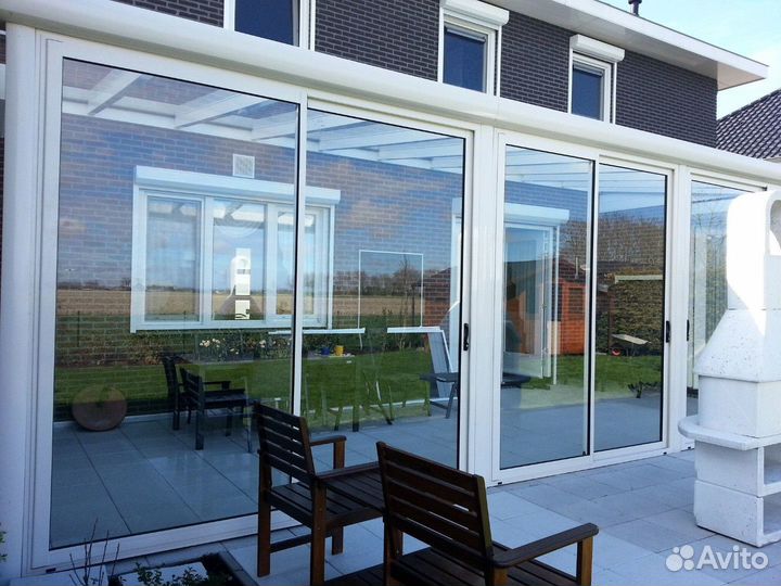 Окна алюминевые балконные