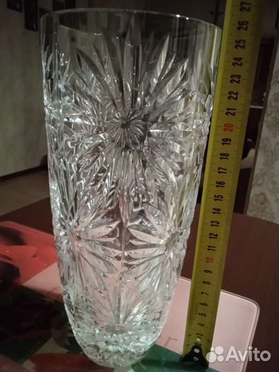 Ваза хрустальная большая СССР