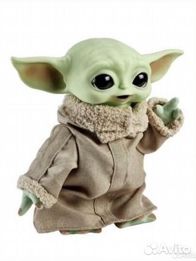 Малыш Йода Грогу с сумкой star wars мандалорец