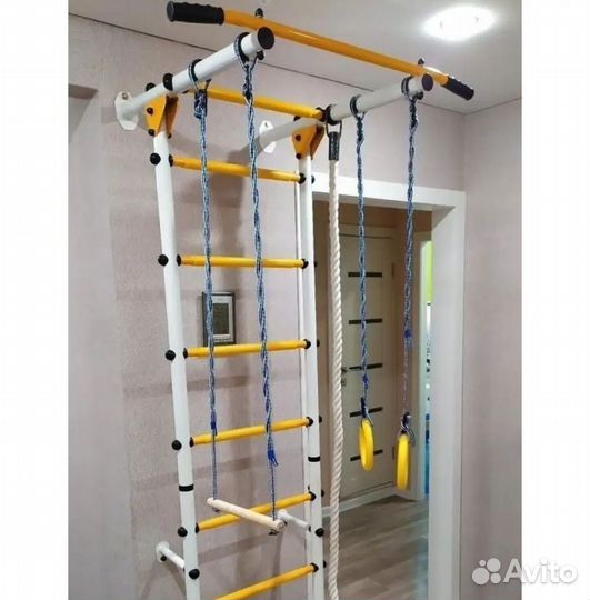 Шведская стенка Канат кольца Малыш