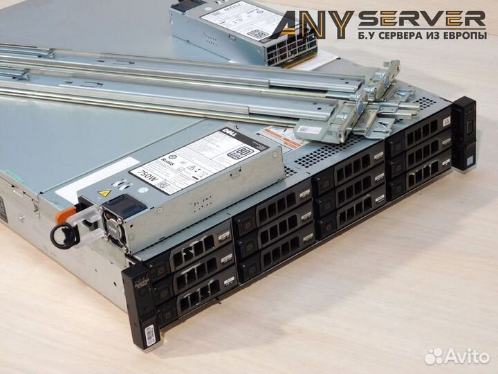 Сервер Dell R730XD 2x E5-2697Av4 384Gb H330 12LFF