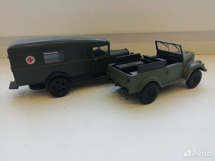 Модель автомобиля Газ 69, Газ 55