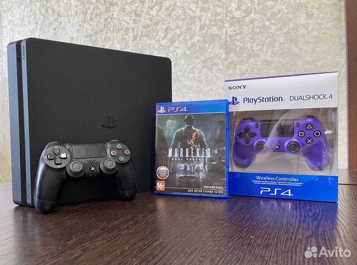 Прошитая Sony Playstation 4 Slim 500GB / Топ игры