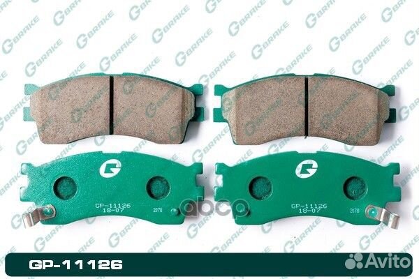 GP-11126 G-brake Колодки тормозные дисковые GP