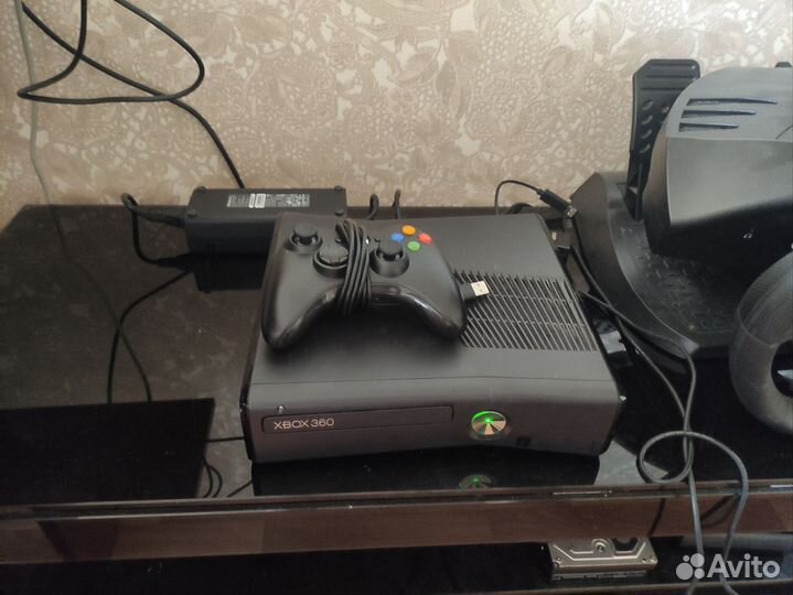 Топ комплект руль + Freeboot Xbox 360 250 gb