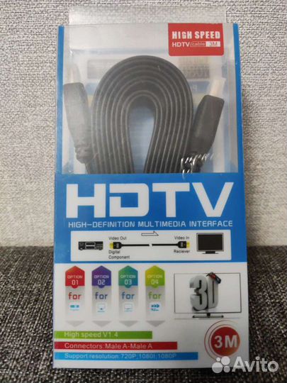 Кабель hdmi 3 метра