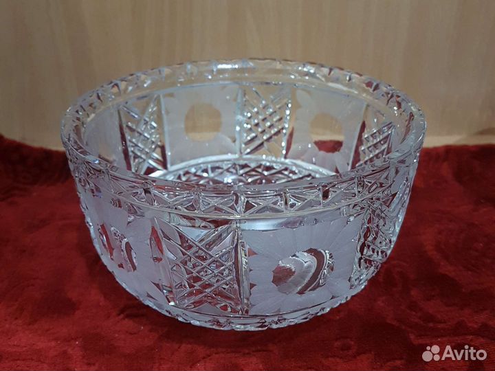 Хрустальная конфетница СССР