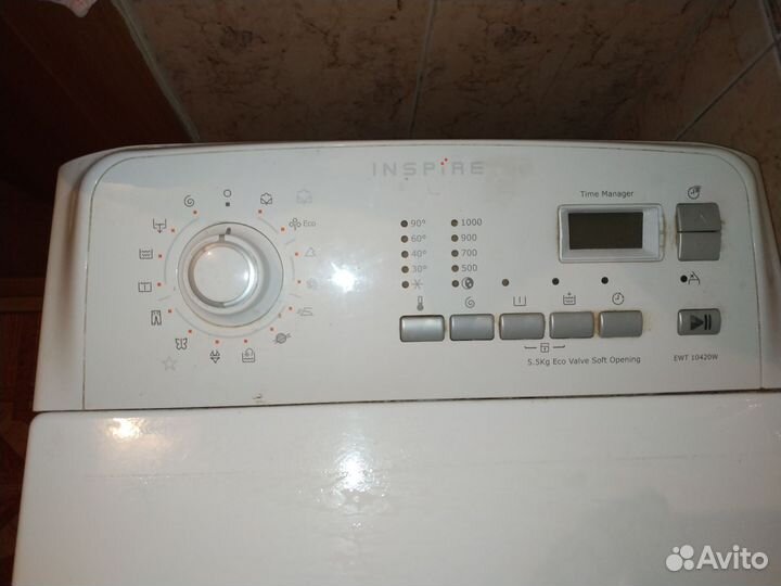 Electrolux inspire ewt 10420w на запчасти