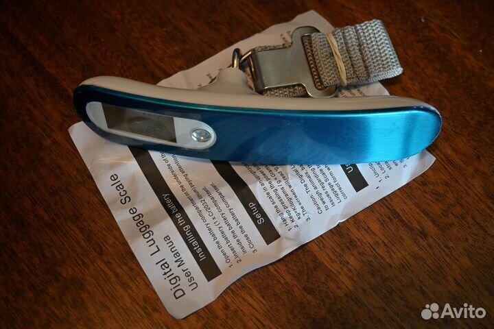 Весы багажные. Ручные. До 50 кг. В турпоездку.О.К