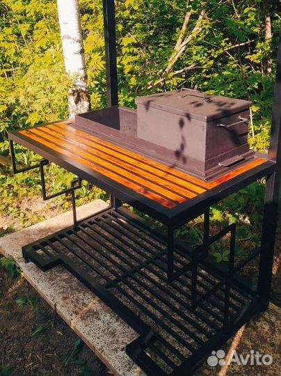 Мангальная зона 3в1 2100х120х65