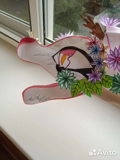 Бумажные драконы на руку