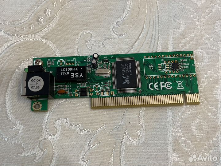 Pci плата для прдключения ethernet