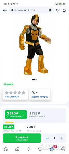 Новогодний костюм робот