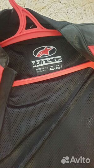 Мотокуртка alpinestars кожаная мужская