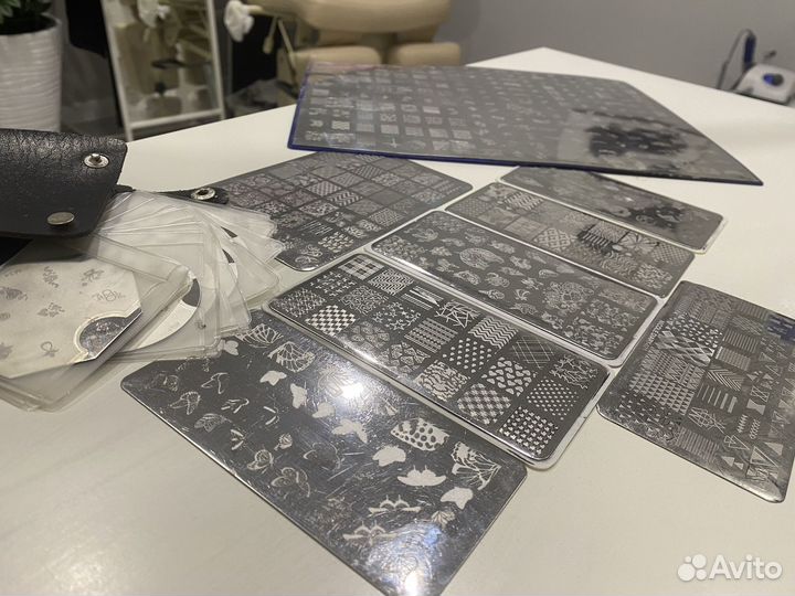 Стемпинг пластины 24шт