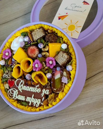 Съедобные подарки учителю