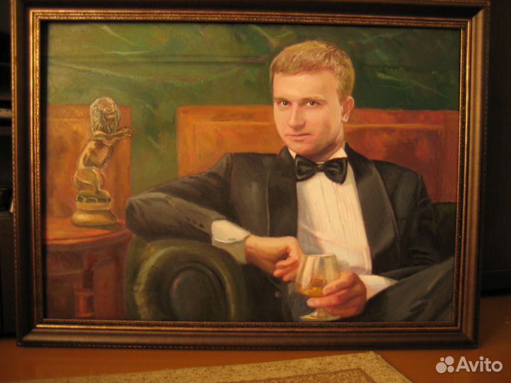 Портрет маслом на холсте по фото
