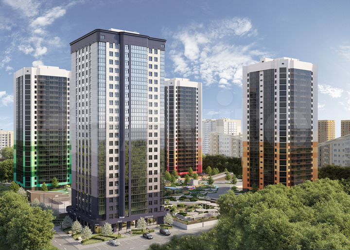 2-к. квартира, 61,2 м², 17/23 эт.