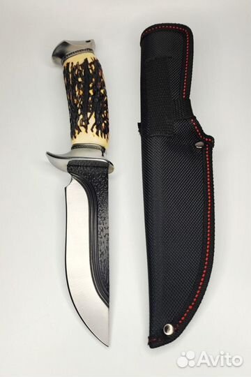 Нож охотничий Лев + чехол. Отличное качество
