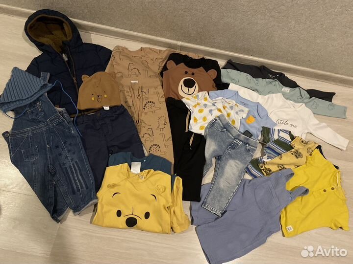Детские Вещи пакетом на мальчика 74 80