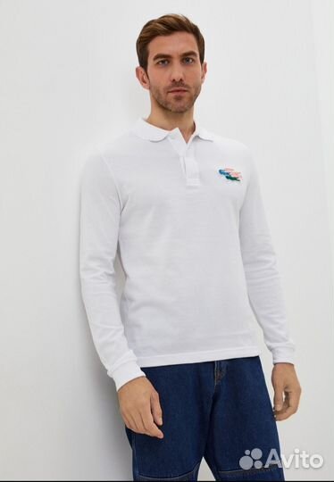 Поло с длинным рукавом Lacoste мужское