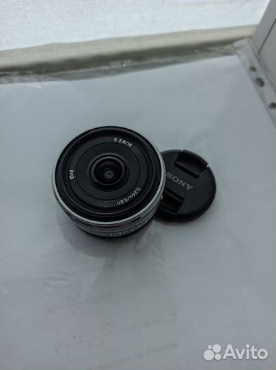 Объектив Sony E 16mm F 2.8