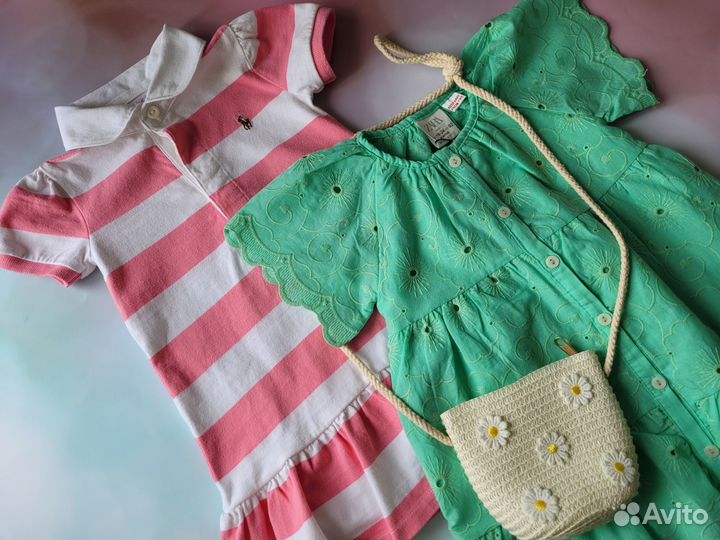 Платье для девочки 86 92 бренд