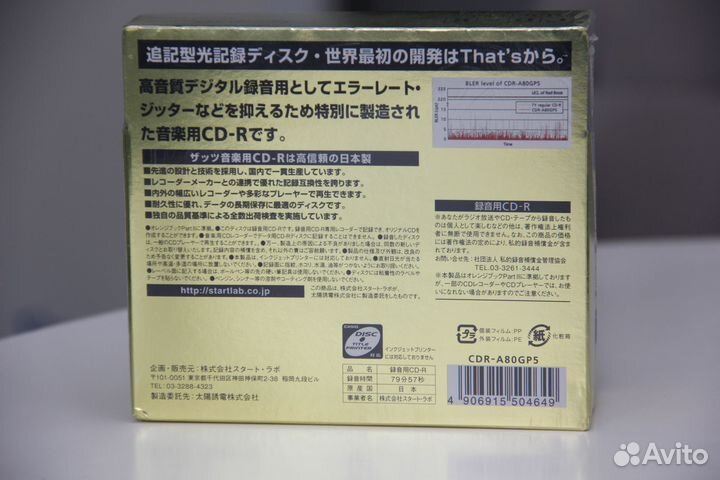 CD-R That's Gold (Taiyo Yuden)