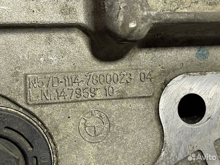 Крышка коленвала бмв Х5 Е70 n57 4.0d