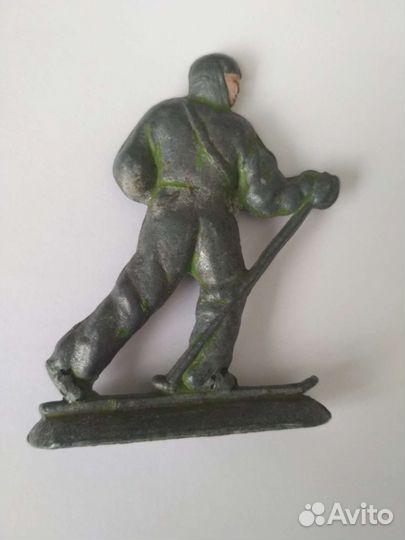 Солдатики СССР металл афми лкз тачанка лыжник зми