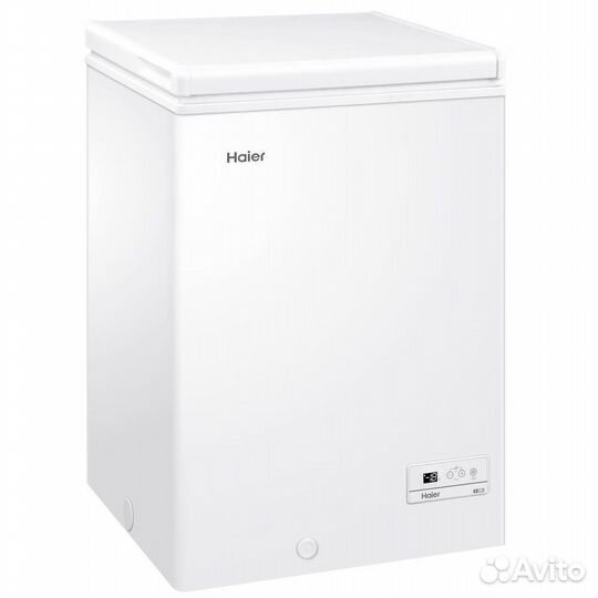 Ларь морозильный HCE143R Haier, глухая крышка