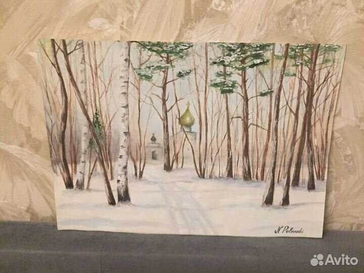 Интерьерная картина акварель