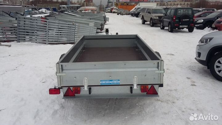Оцинкованный прицеп спорт(2.6Х1.3м.)