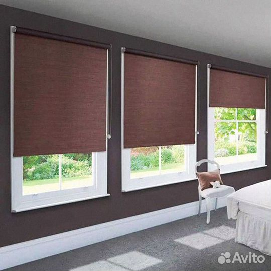 Жалюзи, шторы рулонные