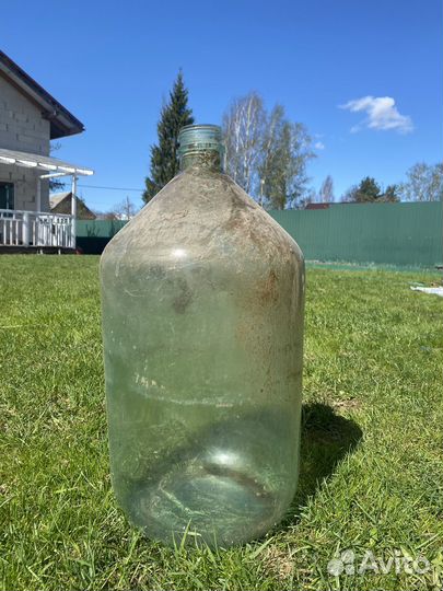 Бутылка стеклянная 20 литров