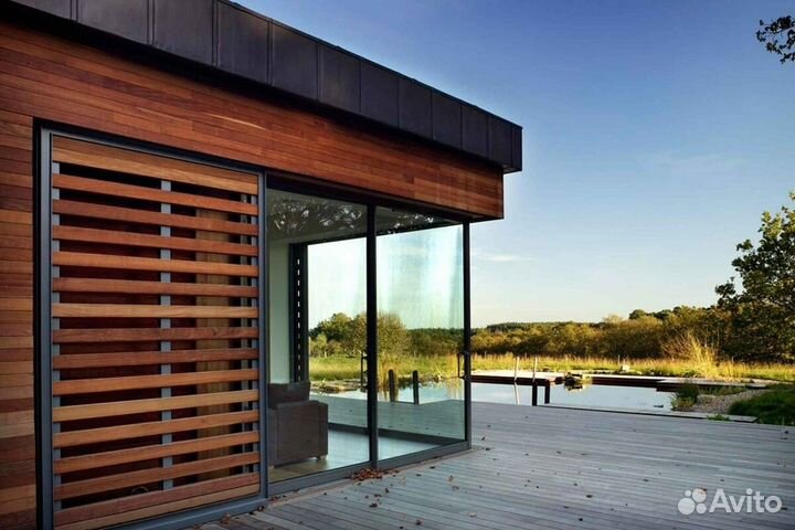 Планкен прямой за м2 45 мм 95 мм 3000 мм, ав