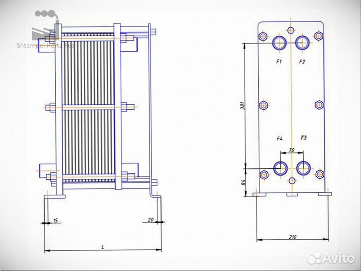 Пластинчатый теплообменник