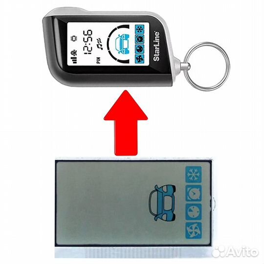 Дисплей для пульта StarLine A93V (вертикальный)