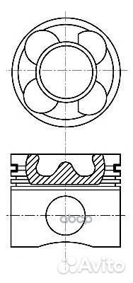 Поршень dm.84.00x3.0x2.0x3.0 +0.25 Цена за 1 шт