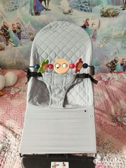 Шезлонг детский и коврик развивающий