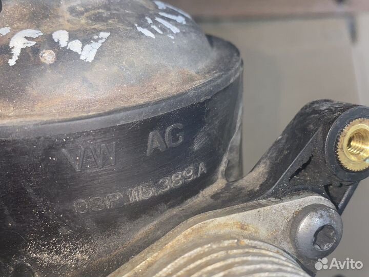 Корпус маслянный, теплообменник 1.2tdi Skoda