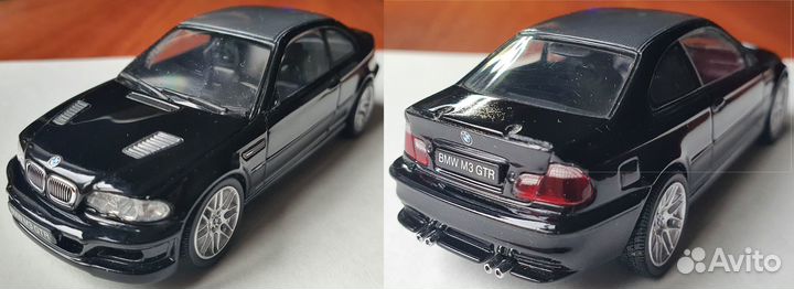 BMW M3 GTR кузов E46 kyosho 1:43