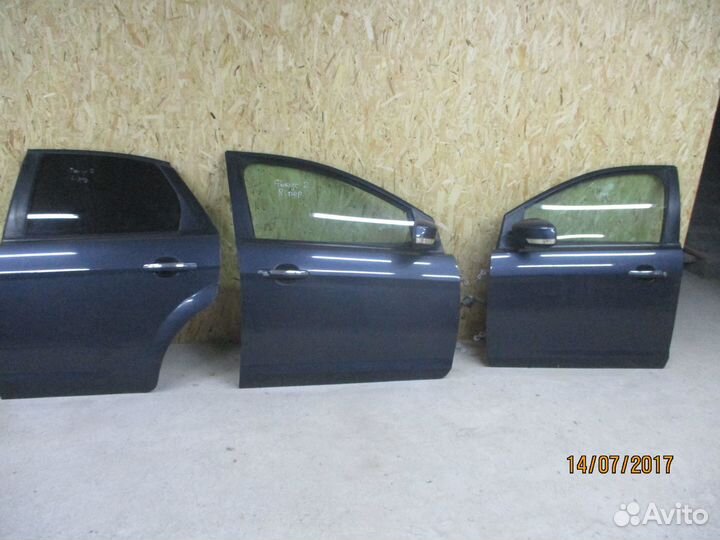 Левая задняя дверь Форд Фокус 2 Хэтчбек,рестайлинг