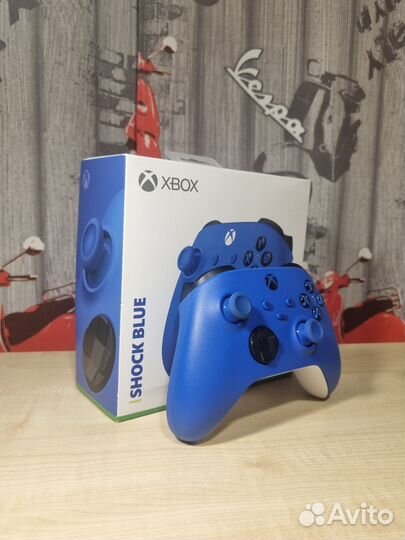 Геймпад для xbox series синий shock blue