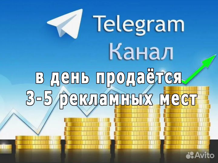 Продам прибыльный Телеграм канал с доходом 120 000