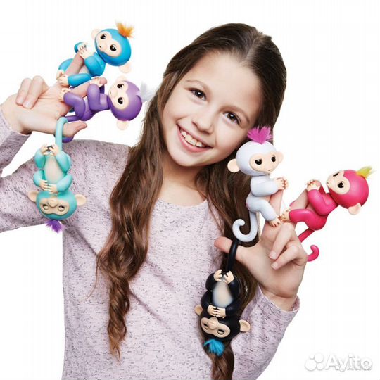 Интерактивная обезьянка fingerlings
