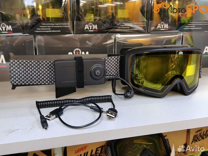 Очки снегоходные с магнитной линзой и подогревом A