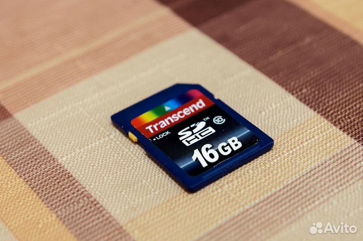 Transcend sdhc Class10 16Гб Made in Taiwan